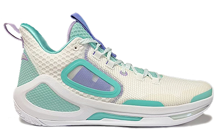 Anta Fabric Cushioning Slip Resistant Abrasion Resistant Coverage Support Low top Basketball Shoes Men’s