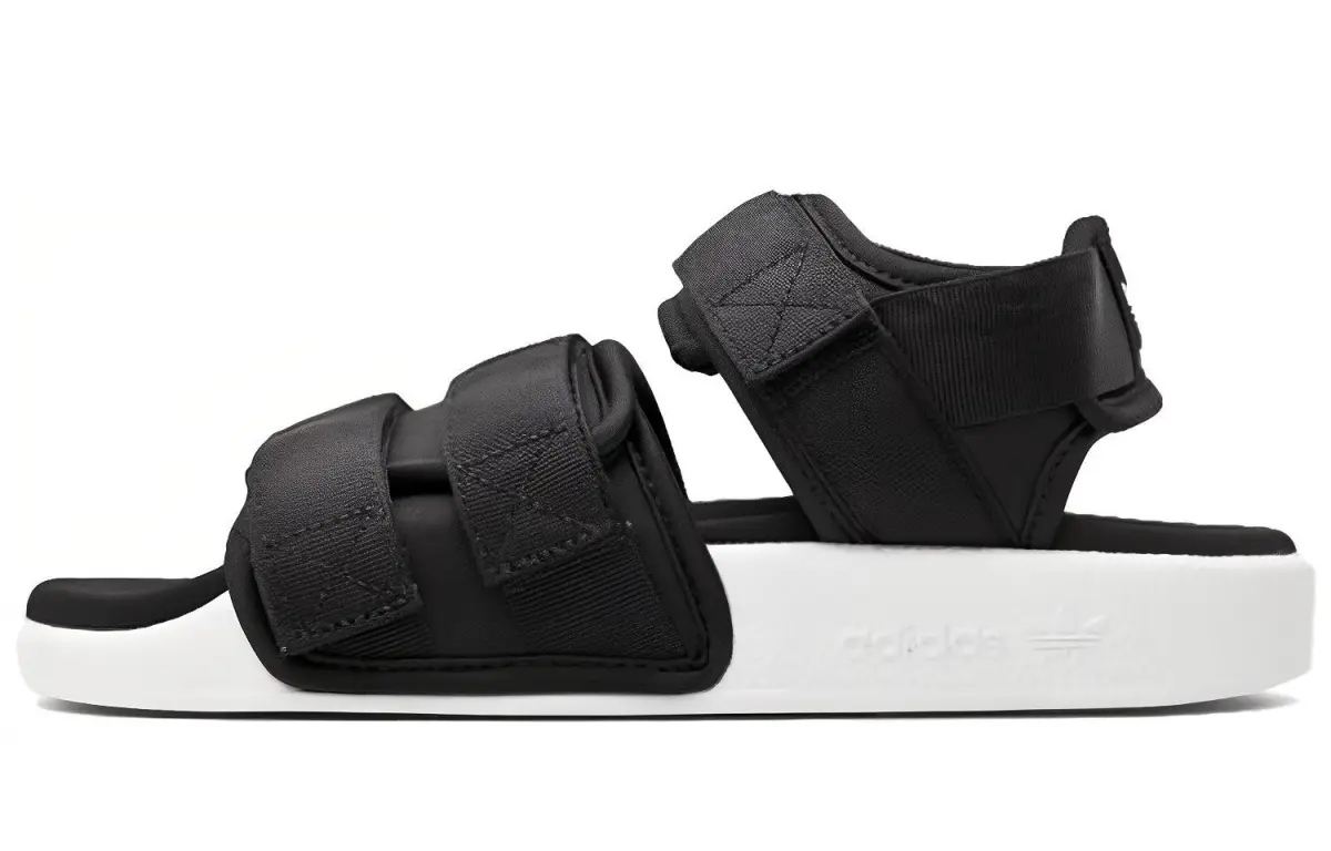 Adidas Originals Adilette 2.0 'Black White' Women's
