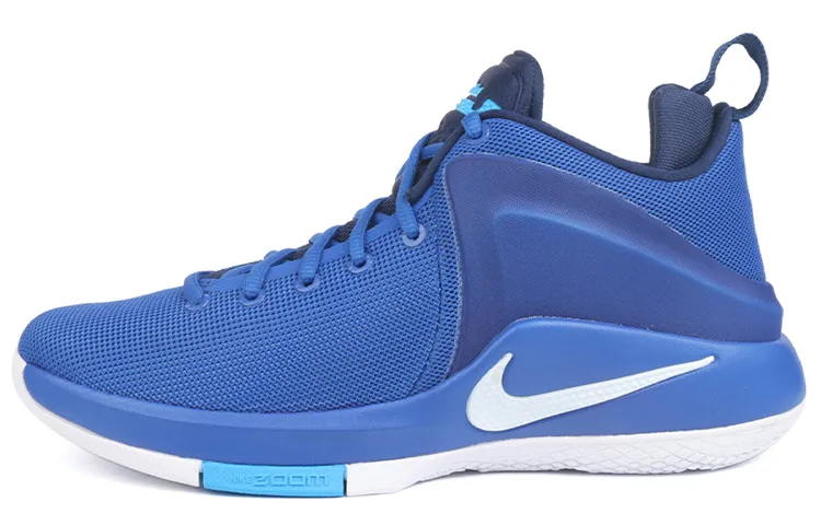 Nike Zoom Witness EP Basketball Shoes Men's Mid-top Blue/White