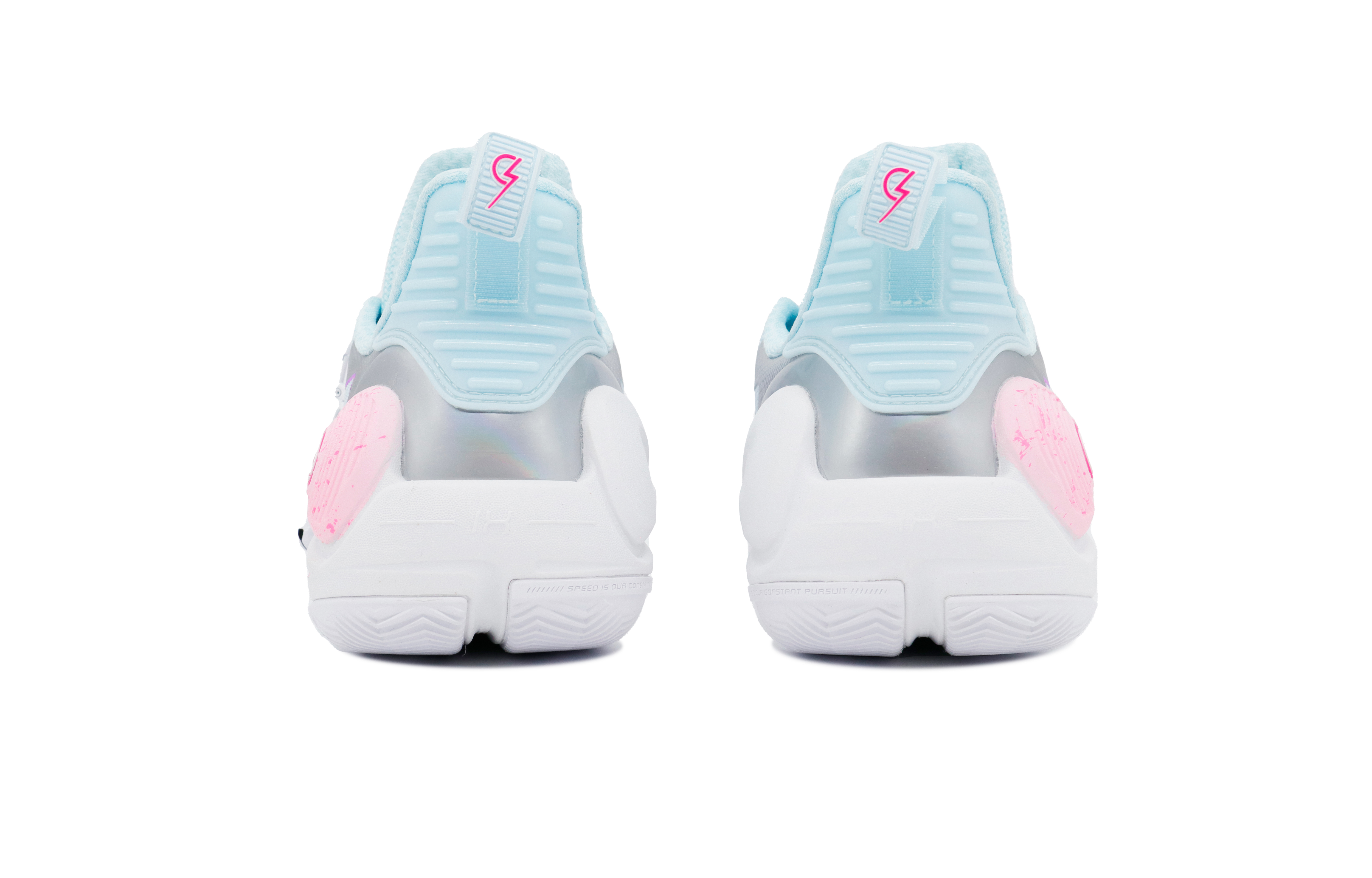 Li Ning Speed 9 Basketball Shoes Men’s Low Top Pink/Blue
