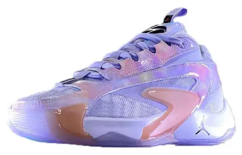 Jordan Luka 2 Doncic 2 Abrasion Resistant Breathable High top Basketball Shoes Men's Purple
