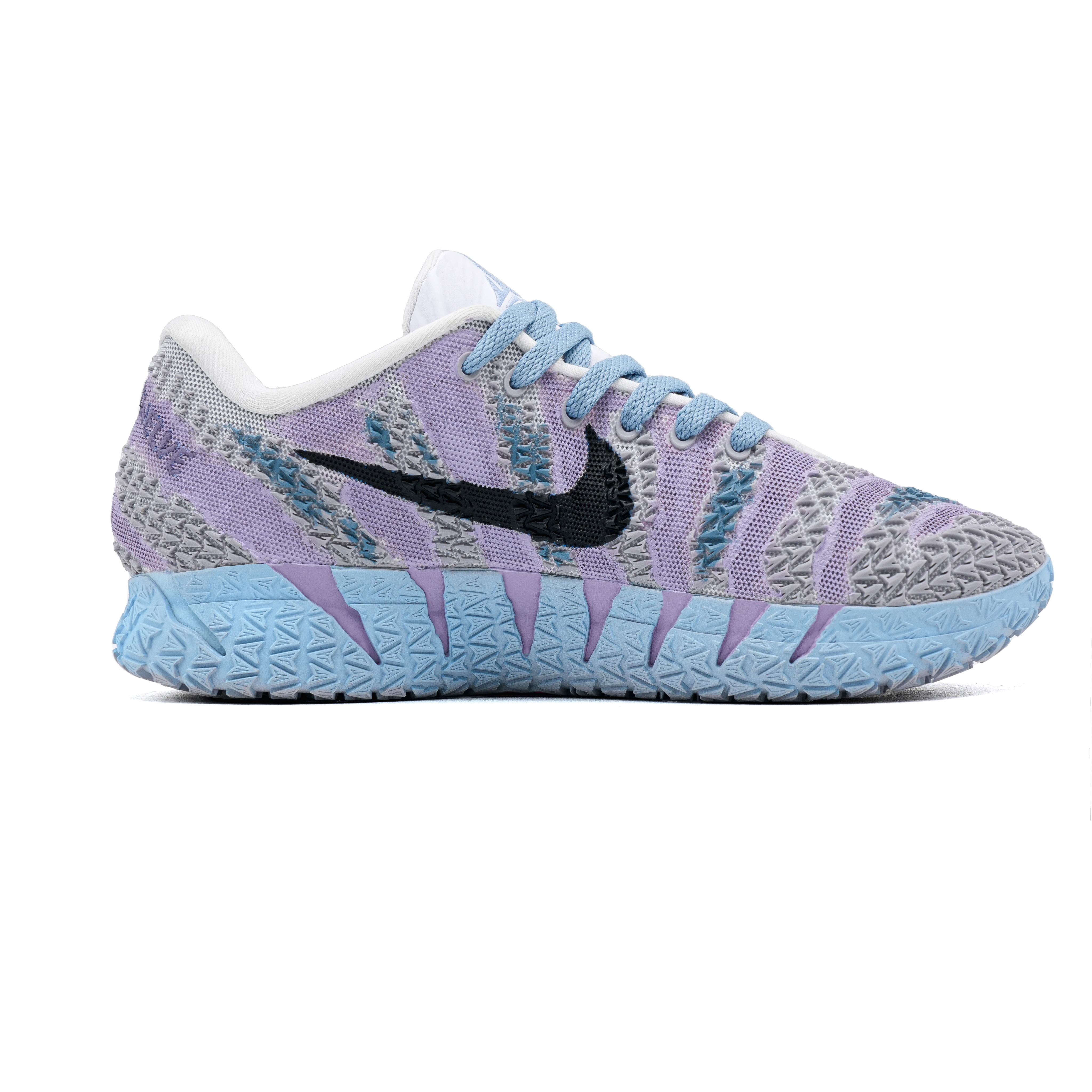 Nike Ja Morant 3 Purple Blue Star Abrasion Resistant Abrasion Resistant Low top Basketball Shoes Unisex Blue Purple