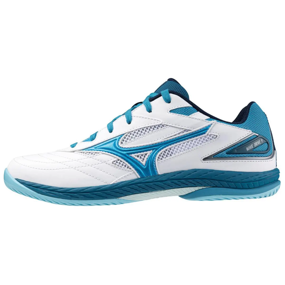 Mizuno Cushioning Slip Resistant Abrasion Resistant Low top Training Shoes Unisex White Blue