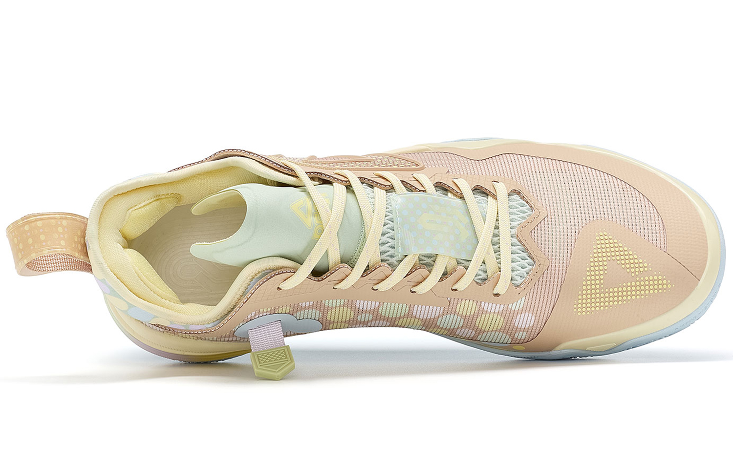 PEAK Andrew Wiggins AW1 Slip Resistant Abrasion Resistant Low top Basketball Shoes Men’s Pink Replaceable Edition