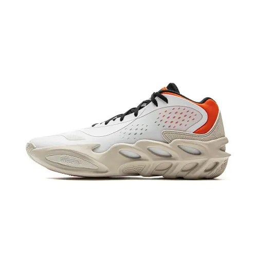 Li Ning XinSheng Cushioning Slip Resistant Abrasion Resistant Lightweight Rebound Mid top Basketball Shoes Men's