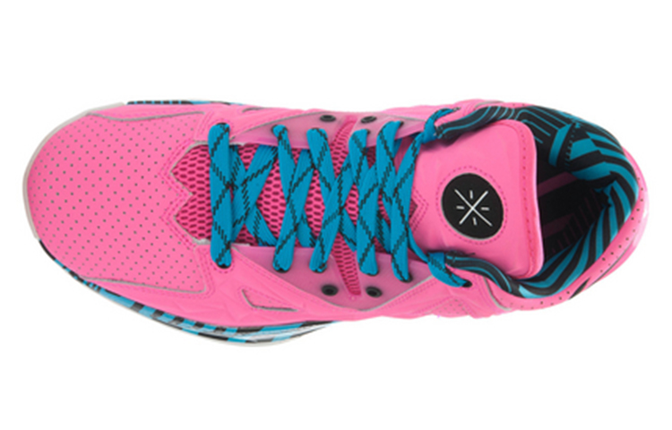 Li Ning WOW 2 Return, Flamingo Non slip Lightweight Low top Basketball Shoes Men’s Pink Blue Black