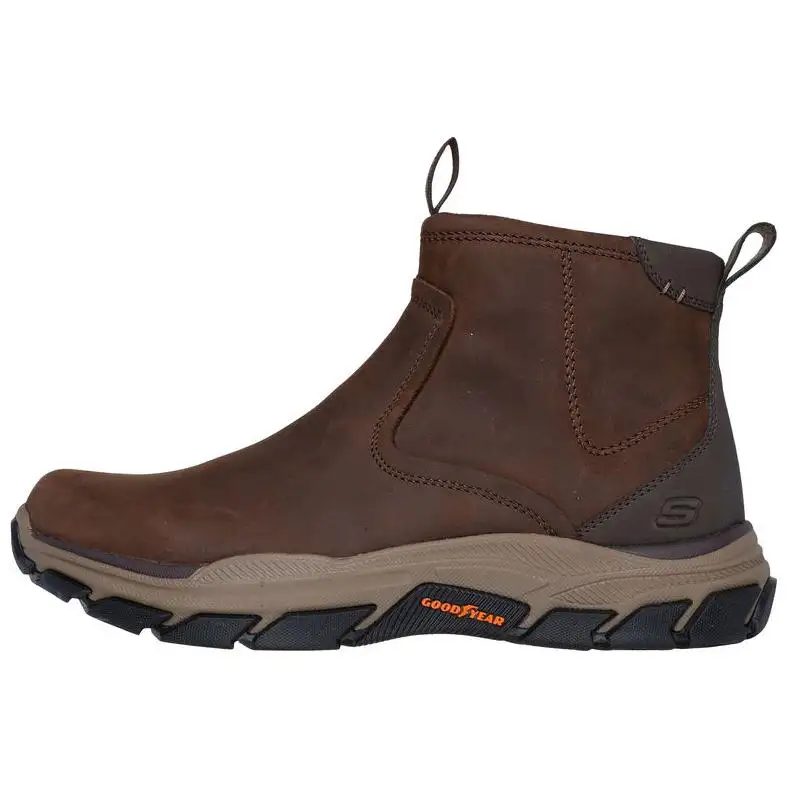Skechers Relaxed Fit Ankle Boots Men's Cocoa Brown