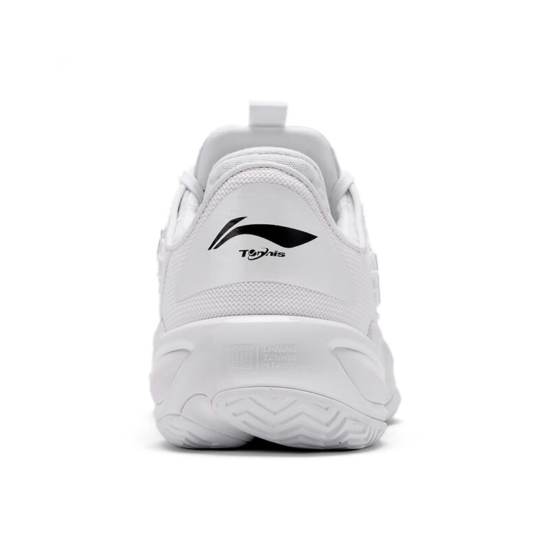 Li Ning Abrasion Resistant Support Rebound Abrasion Resistant Support Rebound Low top Tennis Shoes Unisex White Black