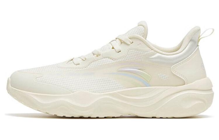Anta Milk Candies Comfortable Cushioning Slip Resistant Abrasion Resistant Low top Training Shoes Women's Ecru