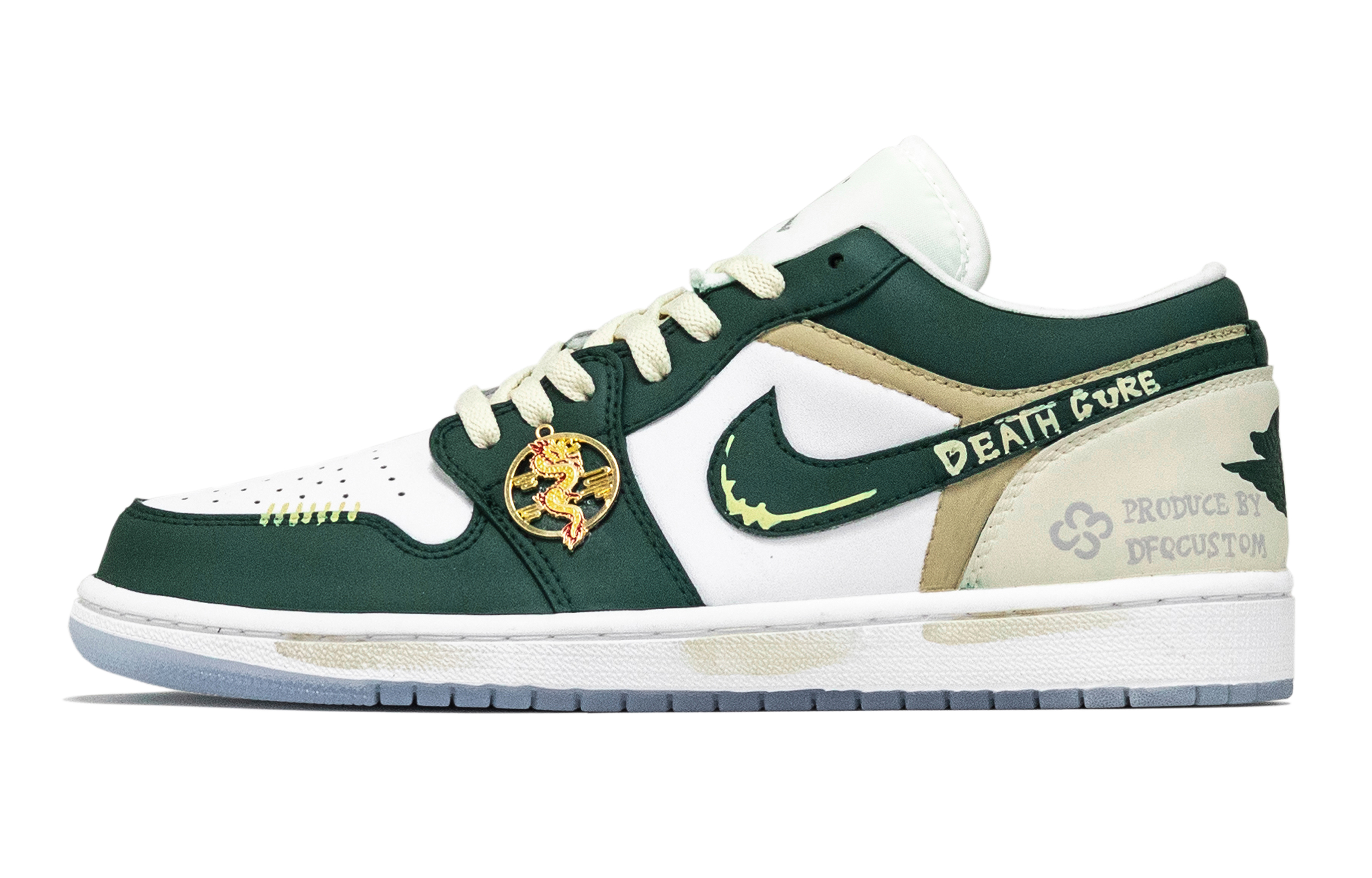 Jordan Air Jordan 1 Vintage Basketball Shoes Women’s Low Top White/Brown
