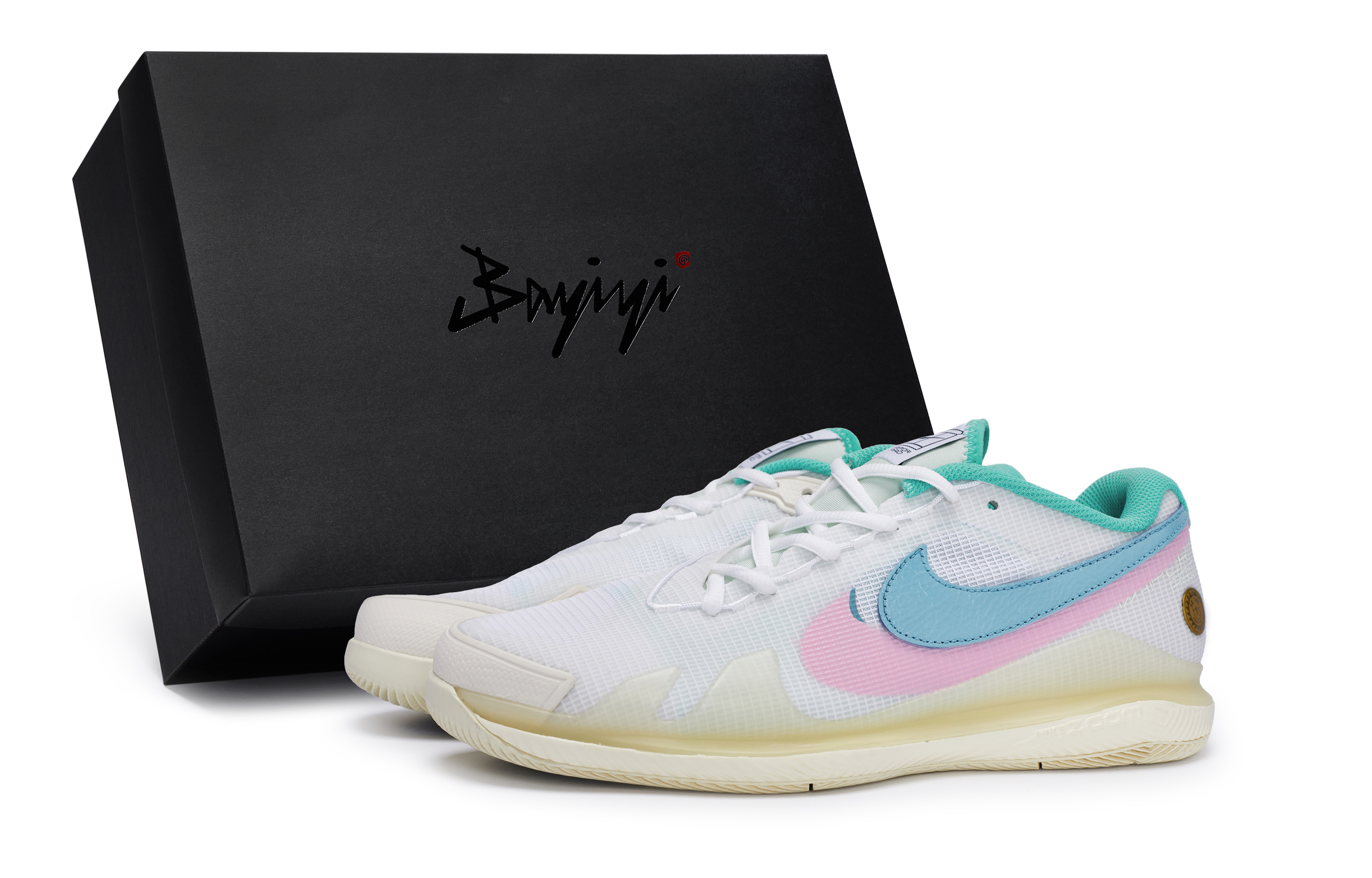 Nike Air Zoom Vapor Pro 811 Manufacturing, Cloud Blue, Special Shoe Box Minimalist Style