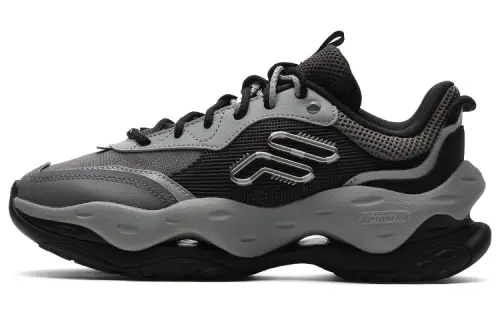 FILA FUSION Cheese Sneakers 'Black Grey' Women's