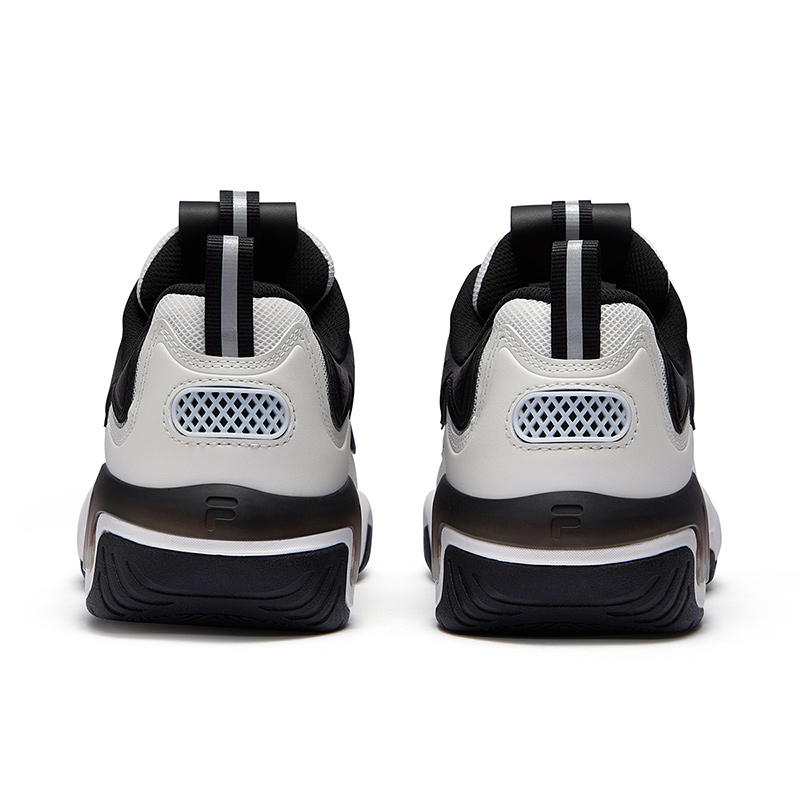 FILA FUSION SHOCK Low top Basketball Shoes Men’s Black White