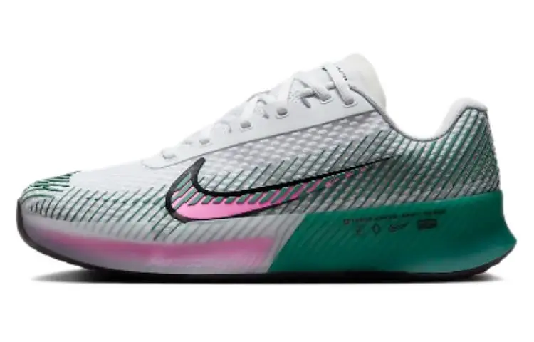 Nike Air Zoom Vapor 11 Cushioning Support Cushioning Support Low top Tennis Shoes Women's Gray