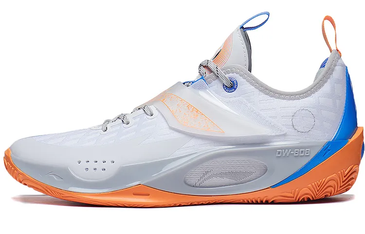Li Ning Wade 808 2 Cushioning Slip Resistant Abrasion Resistant Low top Basketball Shoes Men's Mismatched Color