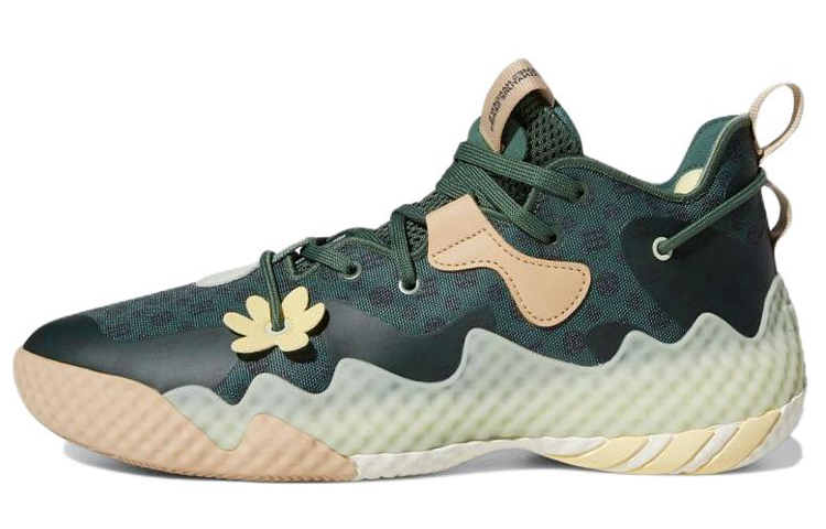 Мужские кроссовки adidas Harden Vol.6 (зеленые)