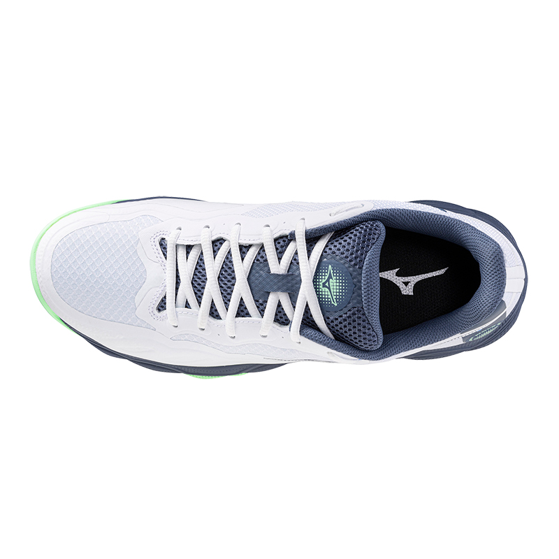 Mizuno Wave Enforce Cushioning Abrasion Resistant Coverage Low top Tennis Shoes Unisex White
