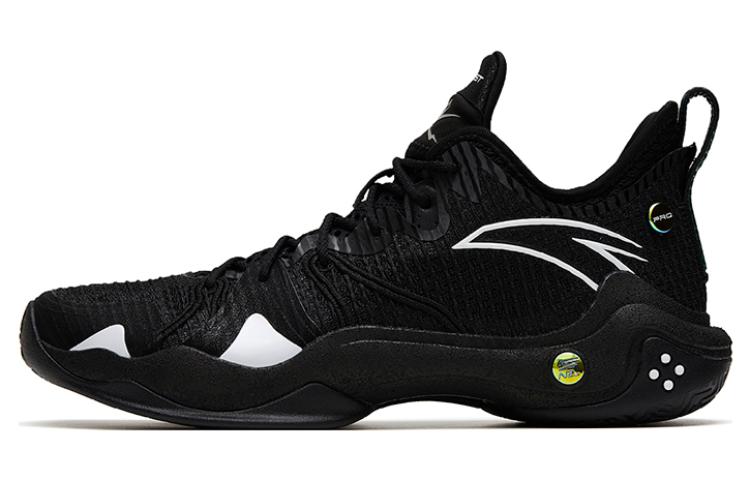 Anta Shock Wave 4 Pro The First Year Textile, Synthetic Leather Cushioning Slip Resistant Abrasion Resistant Mid top