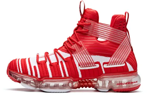 MARVEL x Anta SEEED Non slip Lightweight High top Basketball Shoes Men's Red White