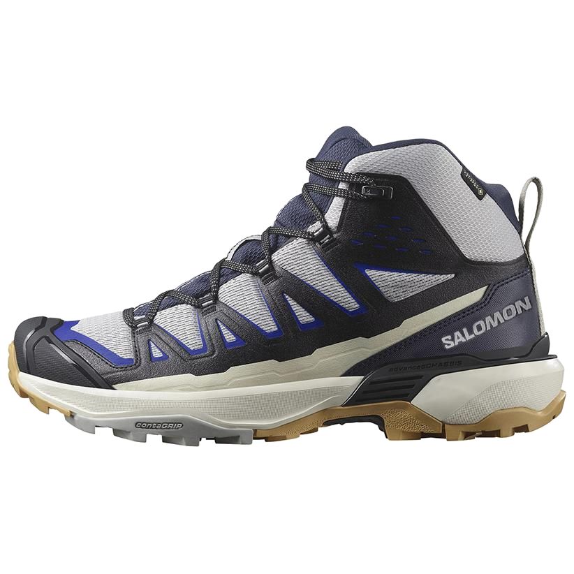 SALOMON X ULTRA 360 Slip Resistant Abrasion Resistant Mid top Mountaineering Shoes Men’s Gray Black