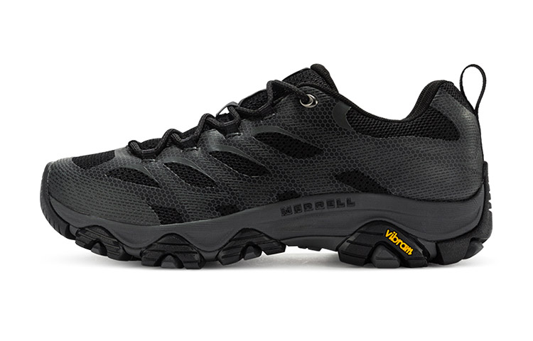 MERRELL MOAB 3 Edge Slip Resistant Abrasion Resistant Low top Hiking Shoes Men’s Black