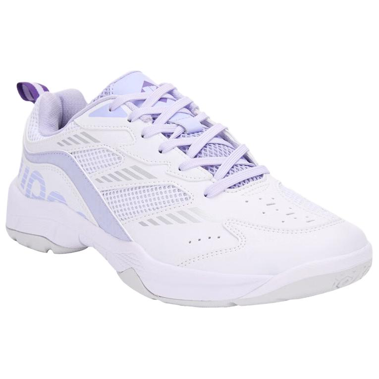KUMPOO Nebula Mesh Cushioning Low top Badminton Shoes Unisex White Purple