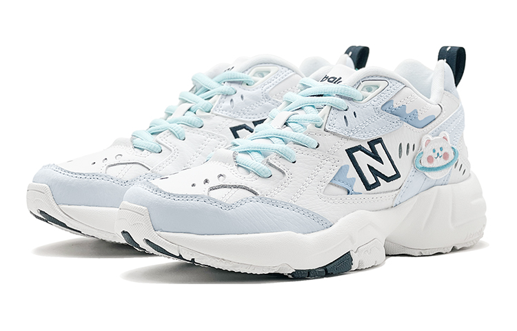 New Balance NB 608 V1 Romantic Night Orchid, Ice Blue Bear, Vintage, Height Increasing Slip Resistant Slip Resistant