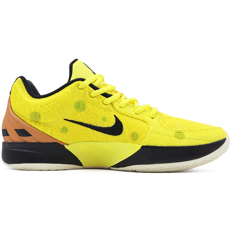 Nike Ja Morant 2 Low top Basketball Shoes Unisex Yellow Pink