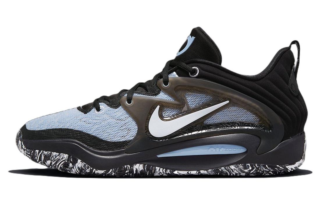 Nike KD 15 EP Durant 15 Brooklyn Nets Low-top Practical basketball shoes Men's Black and Blue Domestic version