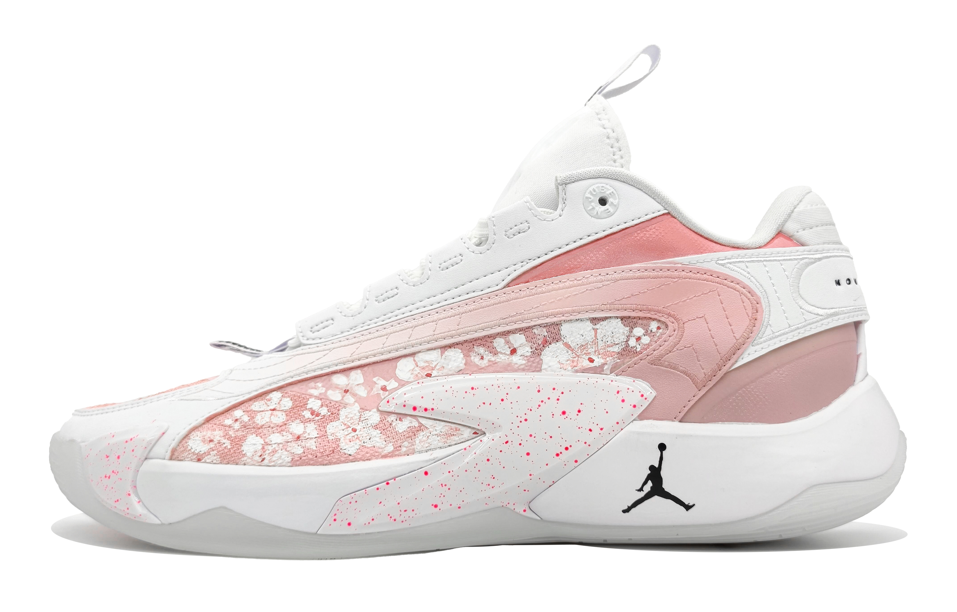 Jordan Luka 2 Cushioning Slip Resistant Abrasion Resistant Low top Basketball Shoes GS Cherry Blossom Pink