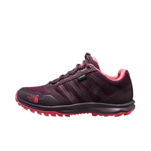 THE NORTH FACE GORE TEX Mesh Abrasion Resistant Waterproof And Breathable Grip Low top Hiking Shoes Women's Brown