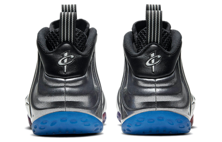 Мужские кроссовки Nike Foamposite One (серый меланж) — фото 5