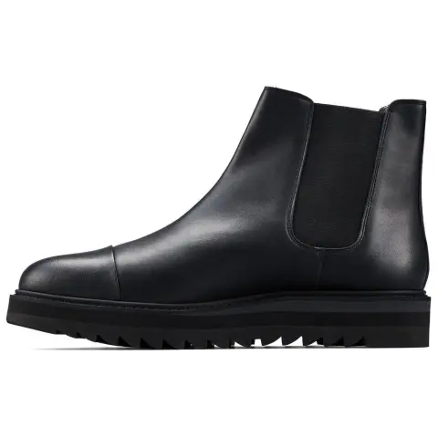 Onitsuka Tiger SIDE GORE Short Chelsea Boots Men's Black