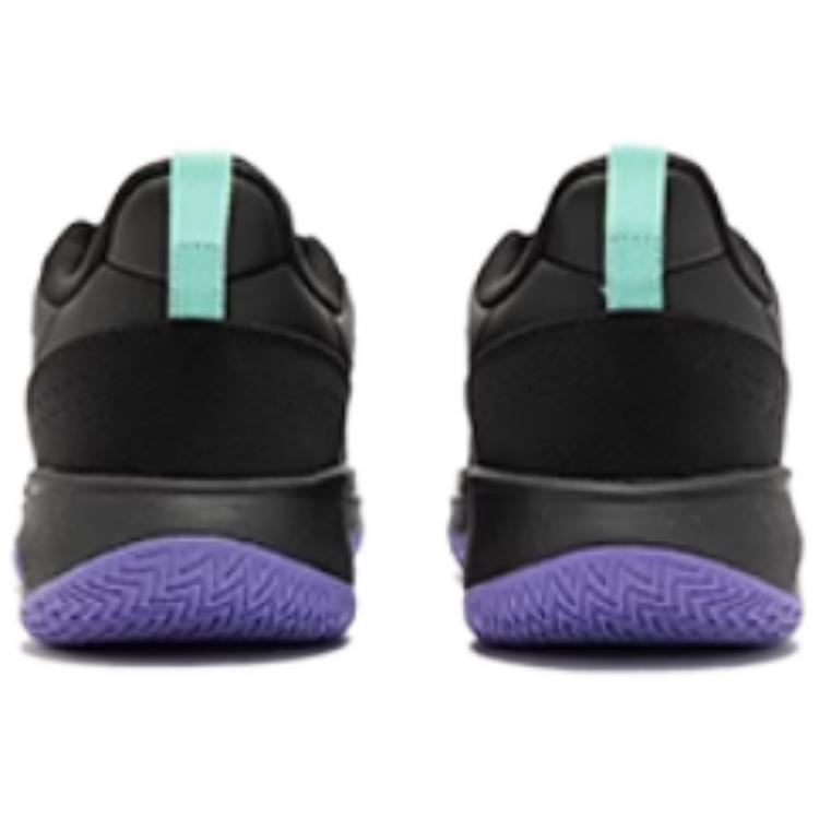 361° Lace Up Cushioning Slip Resistant Low top Basketball Shoes Men’s Black Purple