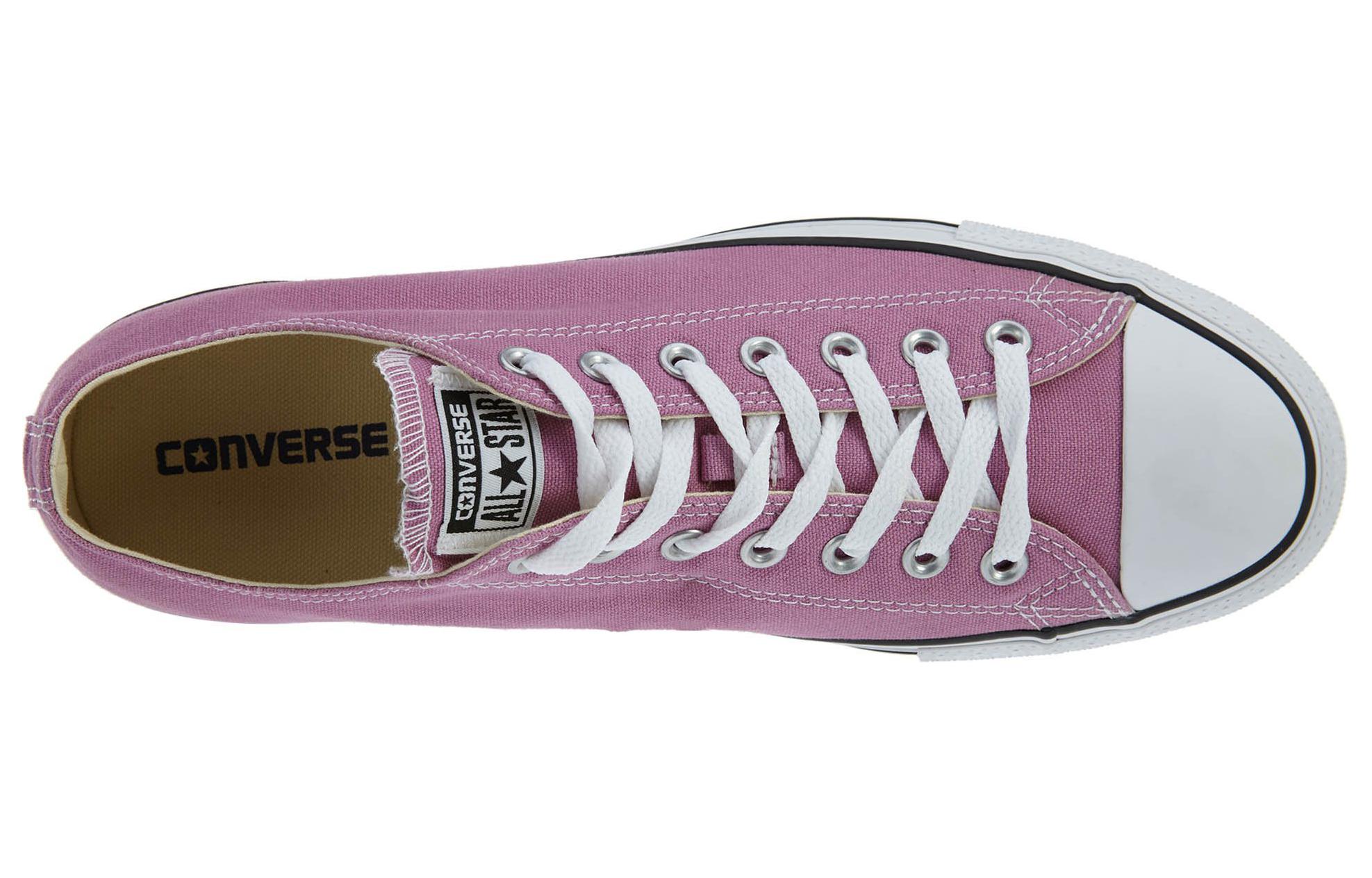 Женские кеды Converse Chuck Taylor Ox Casual Sneaker - Powder Purple (розовые) — фото 3