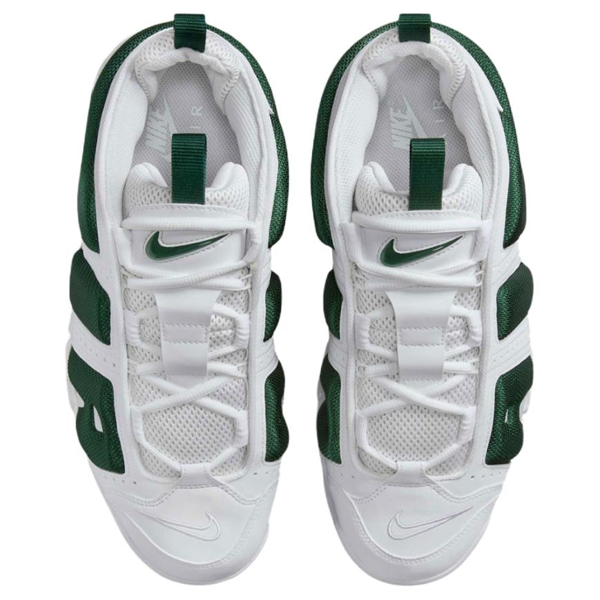 Nike Air More Uptempo Comfortable Low top Basketball Shoes Men’s White Green