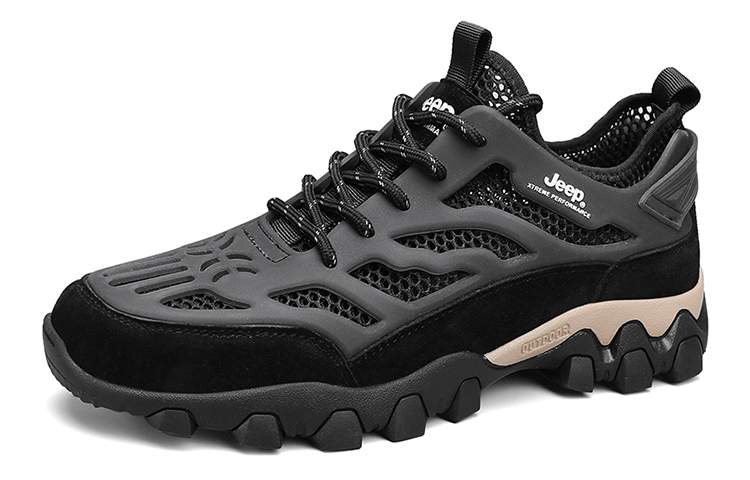 Jeep Low top Outdoor Shoes Men’s Black