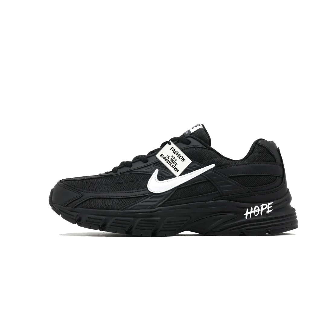 Nike Initiator Black Warrior Mesh Cushioning Abrasion Resistant Breathable Impact Resistant Low top Chunky Sneakers