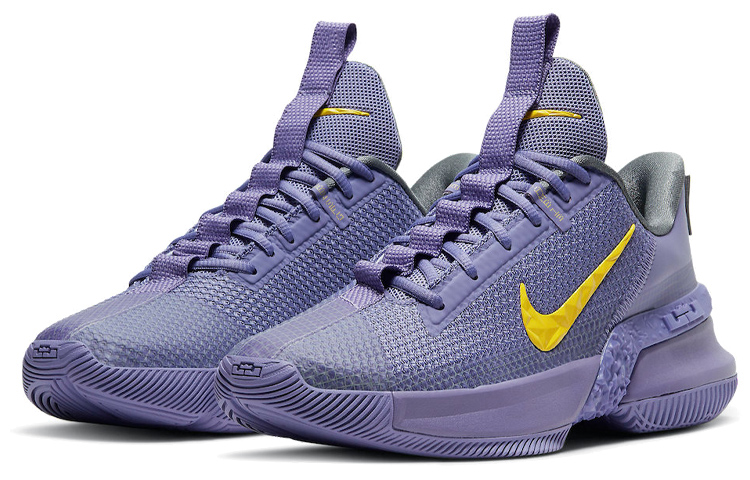 Мужские кроссовки Nike Ambassador 13 LeBron Lakers (фиолетово-золотые) — Фиолетовый / золотой — фото 3