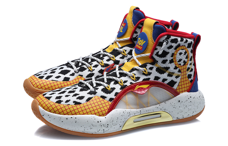 Li Ning Disney X Li Ning High Top White/Yellow/Blue