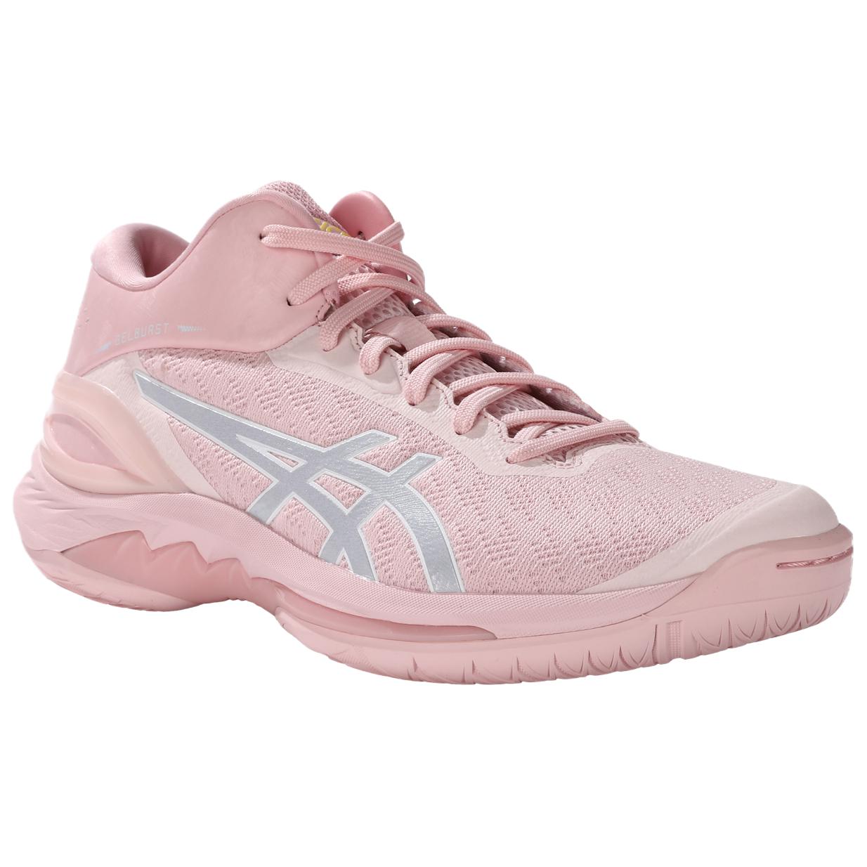 ASICS GELBURST 28 Textile, Synthetic Leather Abrasion Resistant Mid top Basketball Shoes Men’s Pink