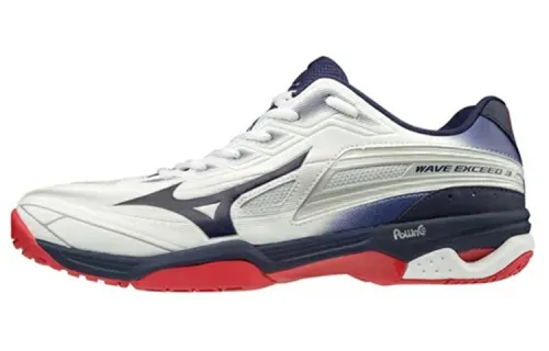 Mizuno Textile, Synthetic Leather Slip Resistant, Abrasion Resistant, Breathable Low top Tennis Shoes Unisex