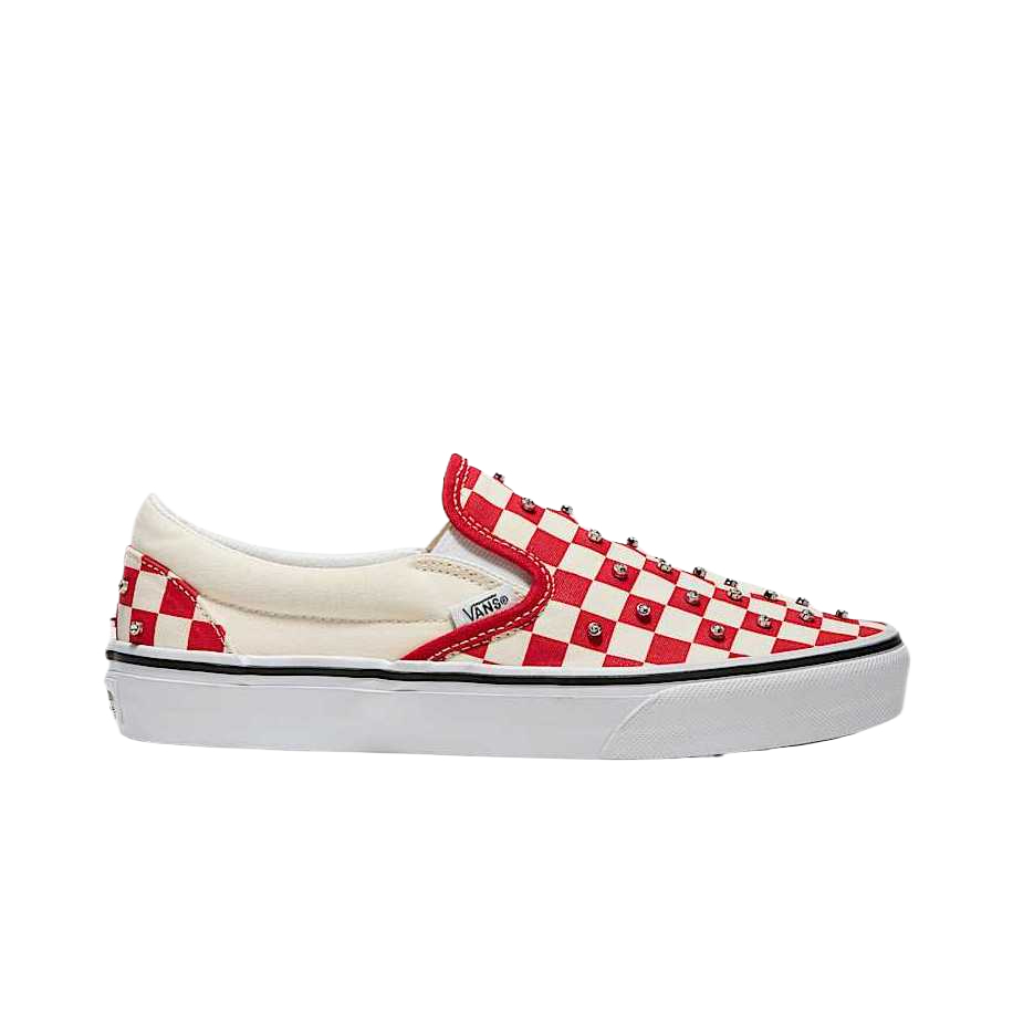 Унисекс слипоны Vans CLASSIC SLIP-ON (красный) — фото 2