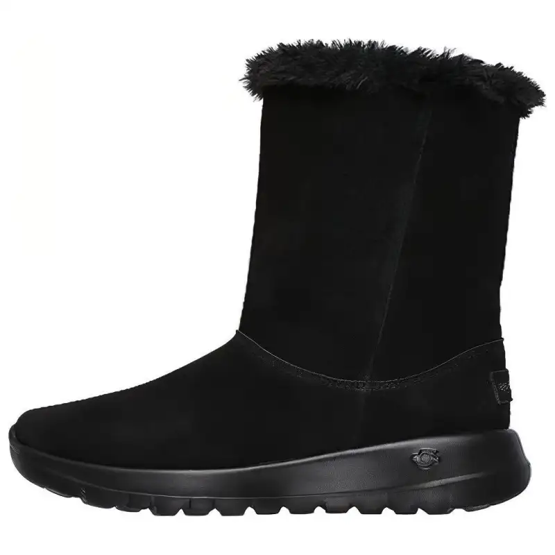 Skechers ON THE GO Thermal Abrasion Resistant Comfortable Crew Snow Boots Women's Pitch Black