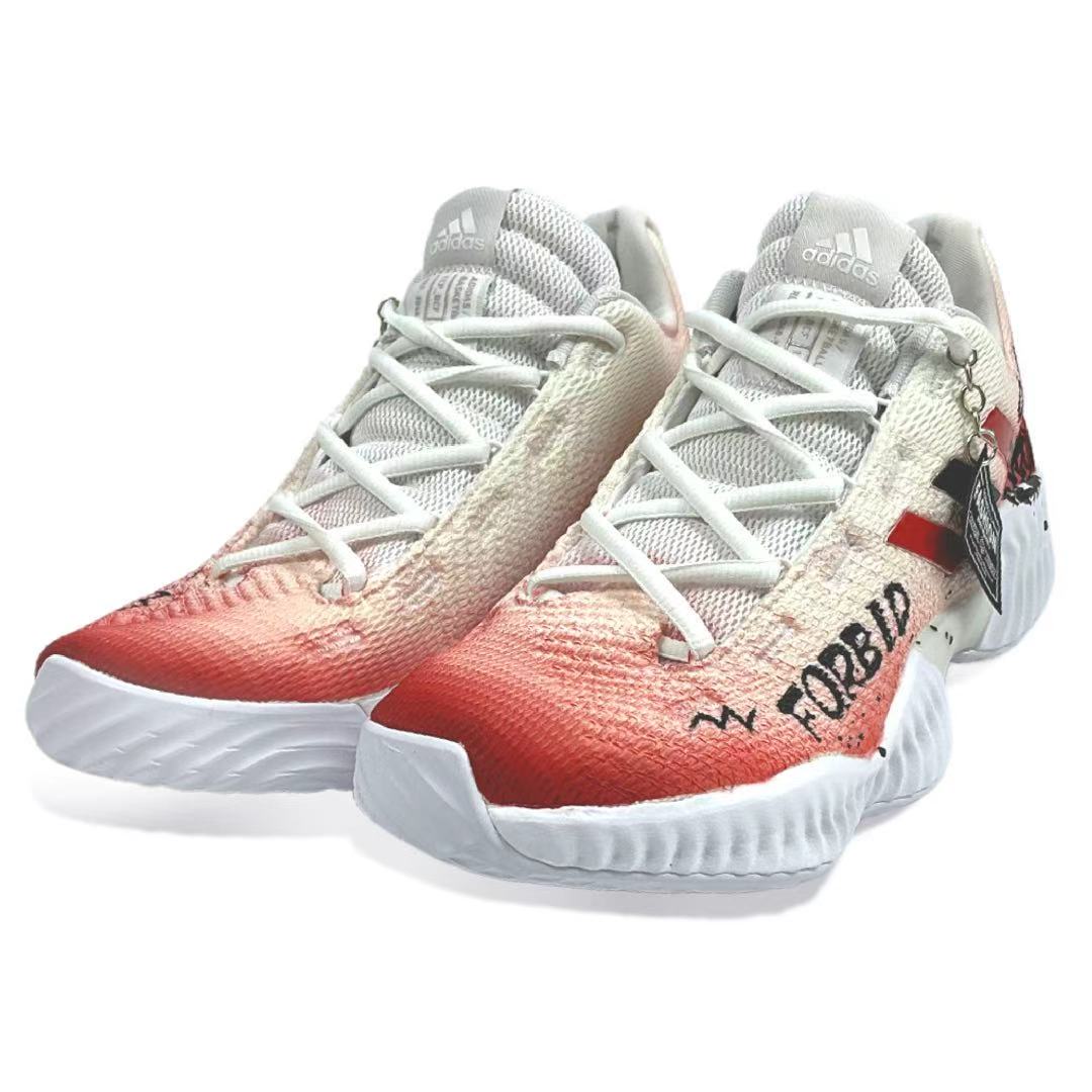 Adidas Pro Bounce 2018 Slip Resistant Abrasion Resistant Slip Resistant Abrasion Resistant Low top Basketball Shoes