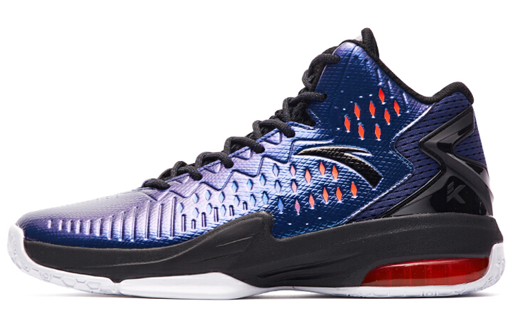 Anta KT3 Cushioning Anti-Slip And Wear-Resistant Coverage Mid-Top Basketball Shoes Men's Midnight Blue