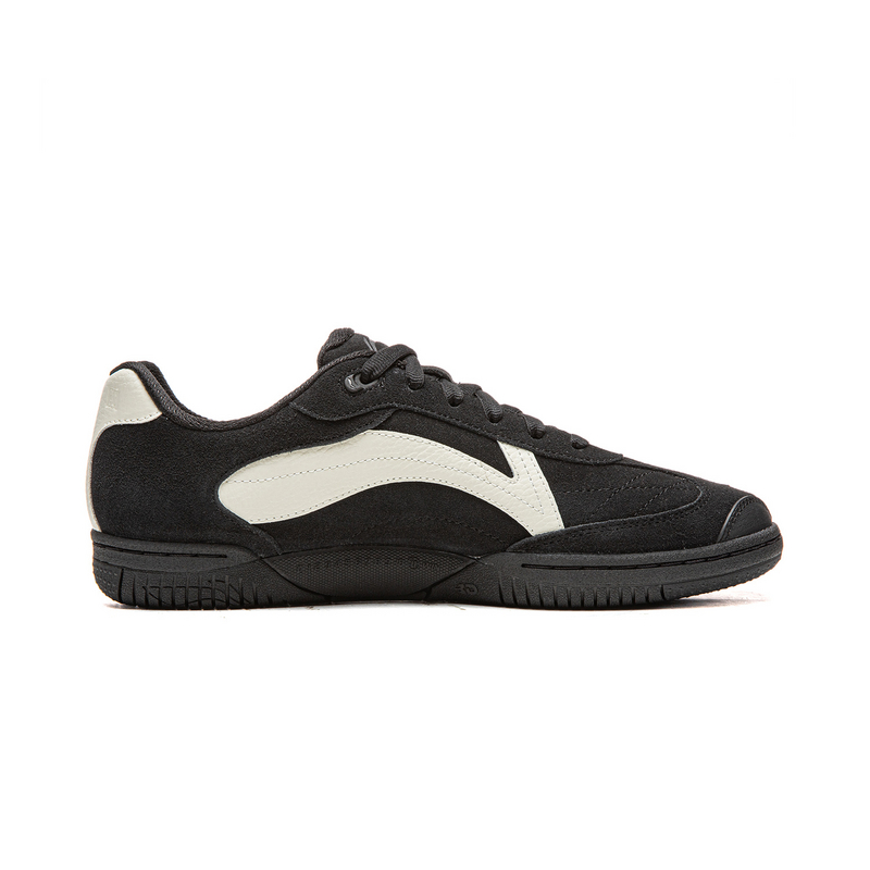 Li Ning Abrasion Resistant Breathable Casual Scenario Low top Table Tennis Shoes Unisex Black Ivory