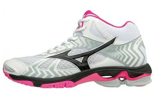 Mizuno Wave Bolt 7 Mid 'White Pink' Women's