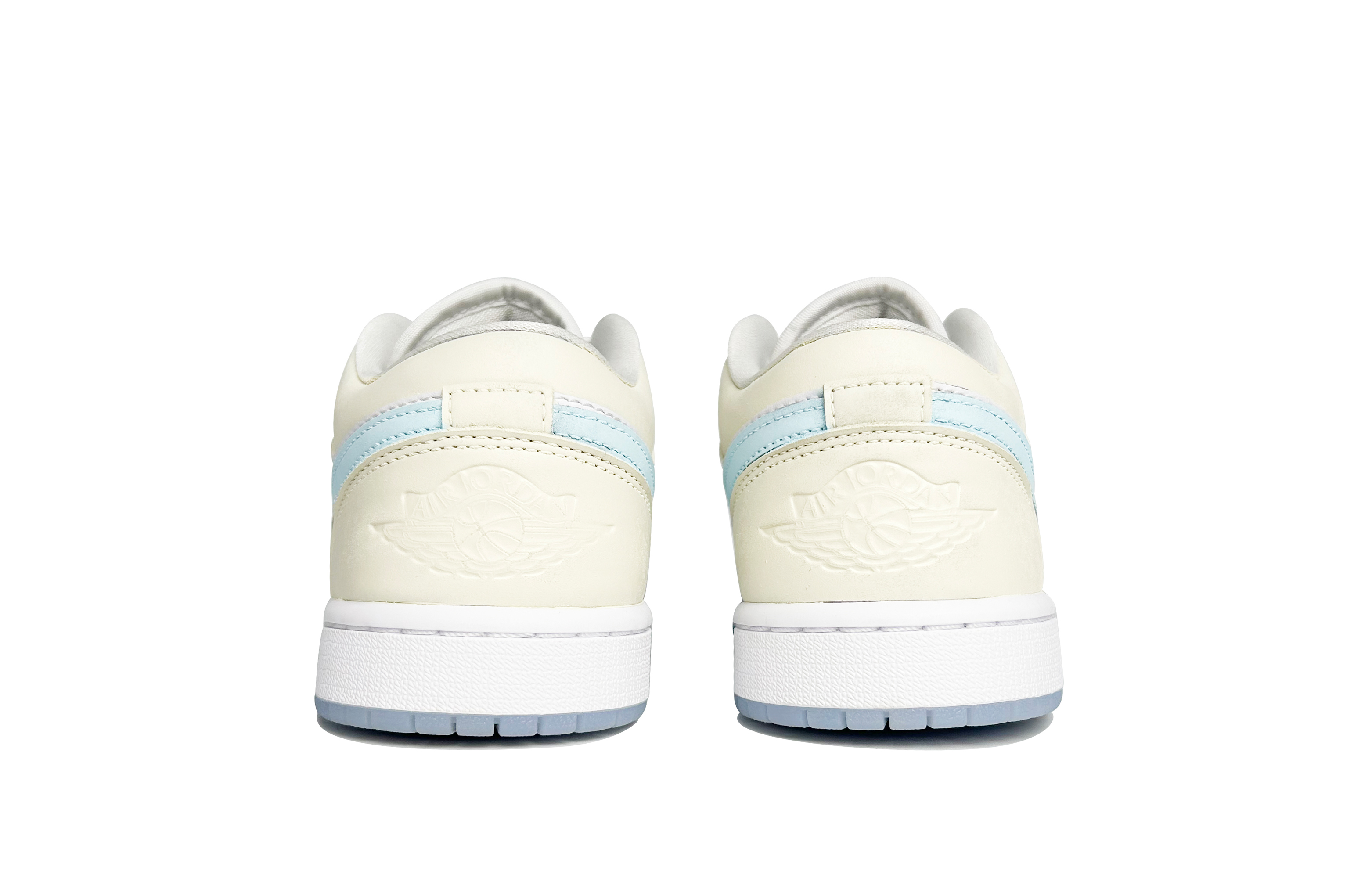 Jordan Air Jordan 1 Low top Vintage Basketball Shoes Women’s Blue Yellow