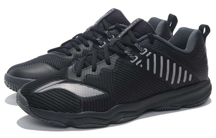 Li Ning Chameleon Ranger 4.0 TD Cushioning Slip Resistant Abrasion Resistant Low top Badminton Shoes Men’s Black